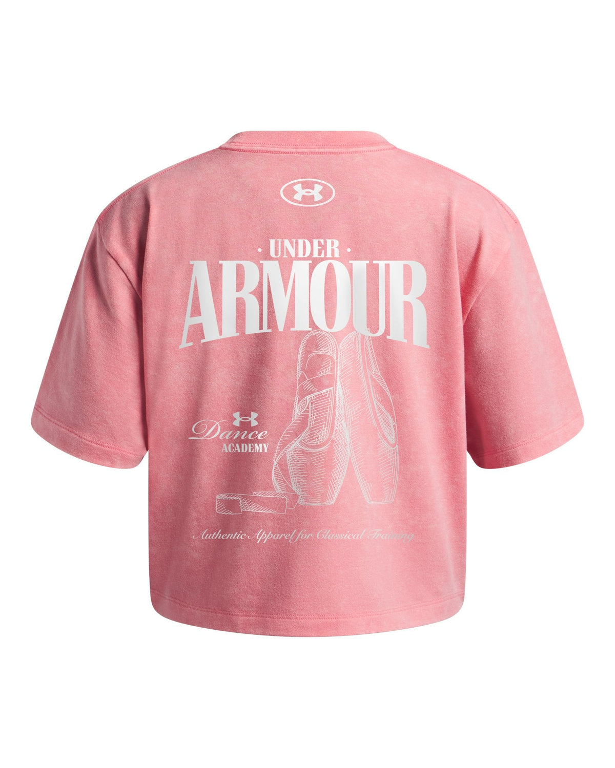 UA Rival Dance Girls' Short Sleeve - Pink