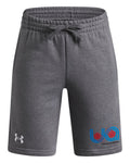 UA Rival Fleece Soccer Boys' Shorts - Gray