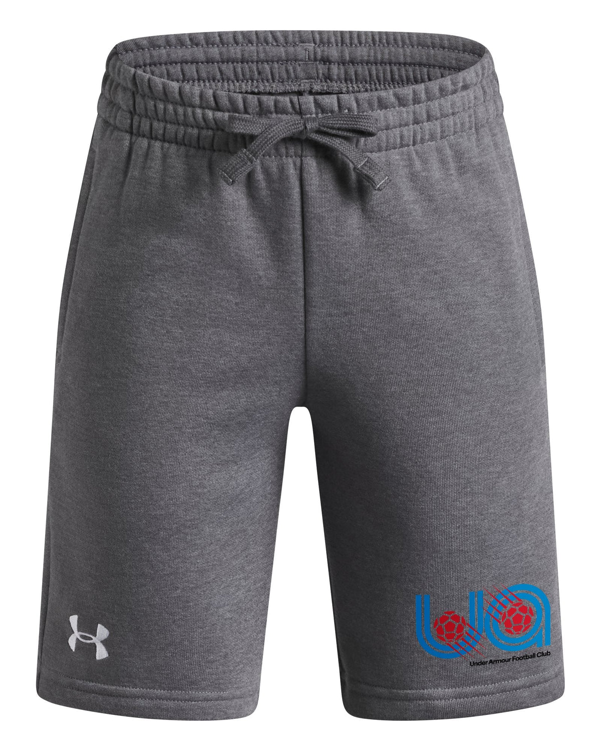 UA Rival Fleece Soccer Boys' Shorts - Gray