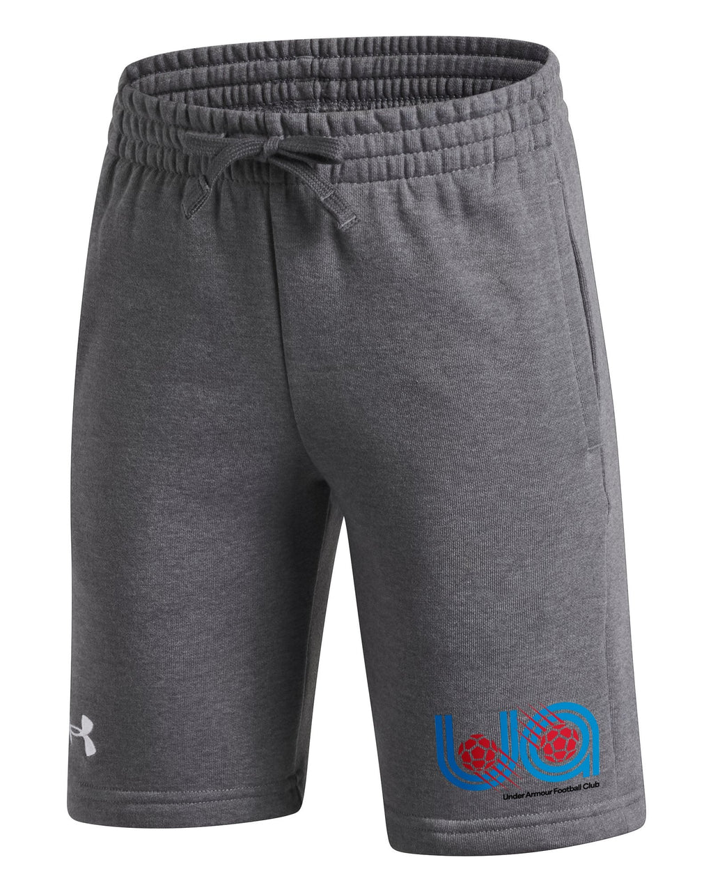 UA Rival Fleece Soccer Boys' Shorts - Gray