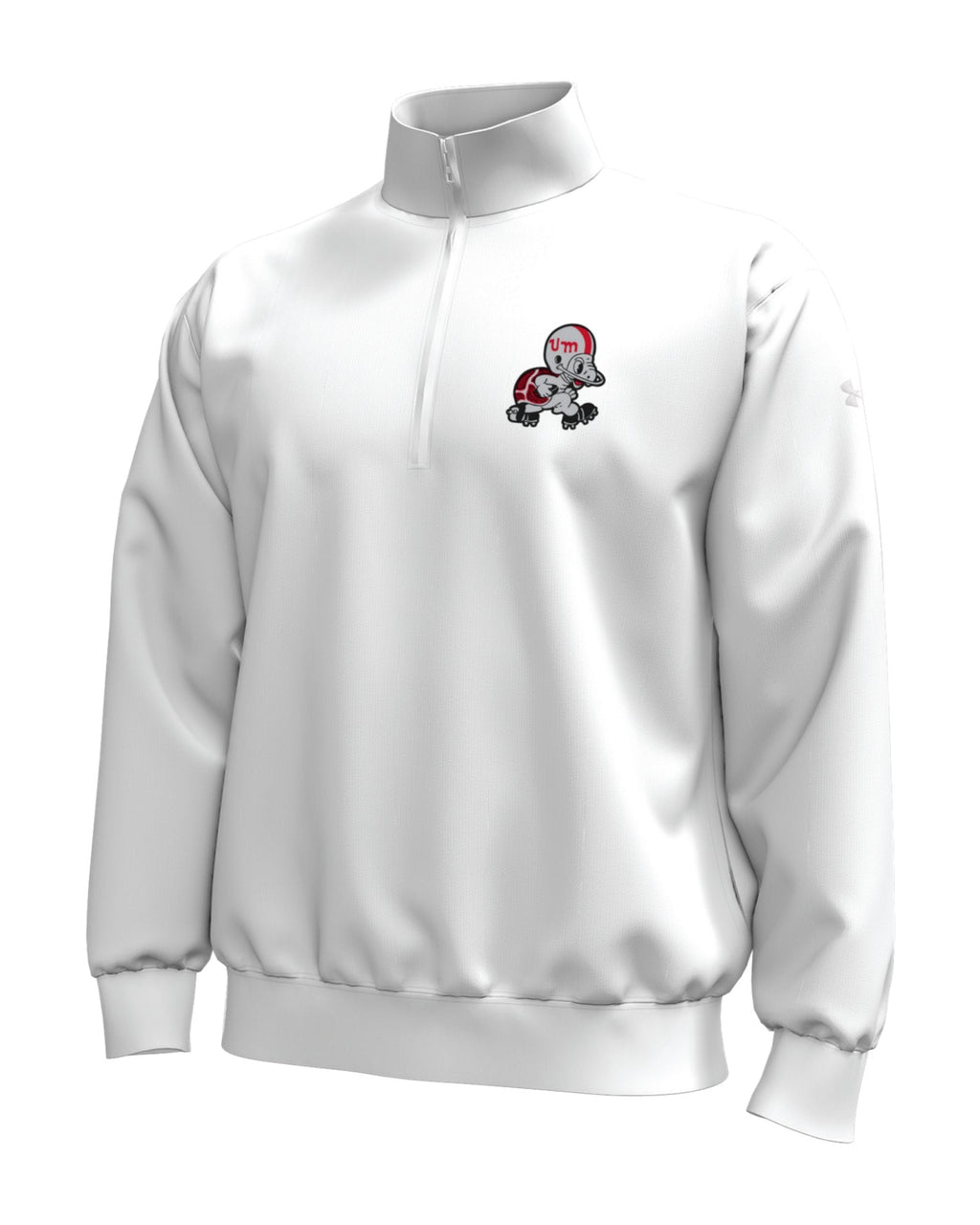 UA Icon Fleece Collegiate Men's ¼ Zip - White