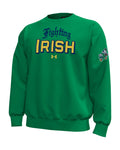 UA Icon Fleece Collegiate 'Irish Wear Green' Men's Crew - Green