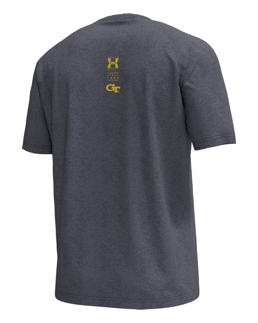 UA Heavyweight Collegiate Men's Short Sleeve - Blue