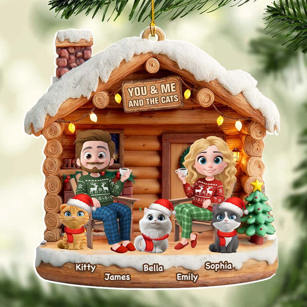 Custom Keepsake Christmas Ornament •  Have A Chat - Personalized 3D Effect Acrylic Ornament