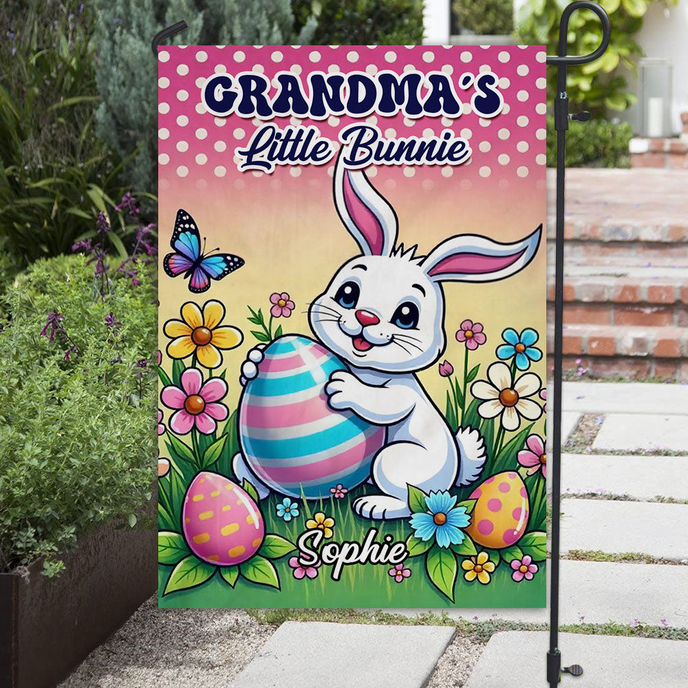 Bunny Bliss Celebration - Personalized Flag