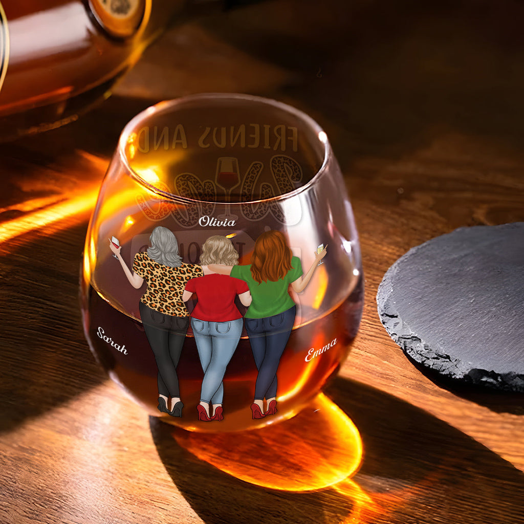 The Older The Better - Personalized Wine Glass