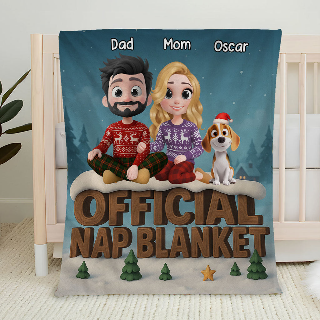 As A Family Now Onwards - Personalized Fleece Blanket