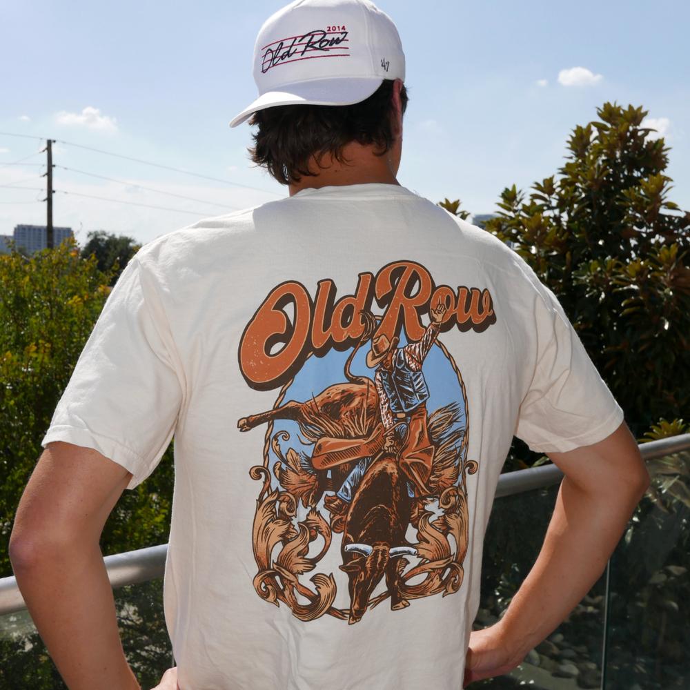 The Bull Riding Pocket Tee