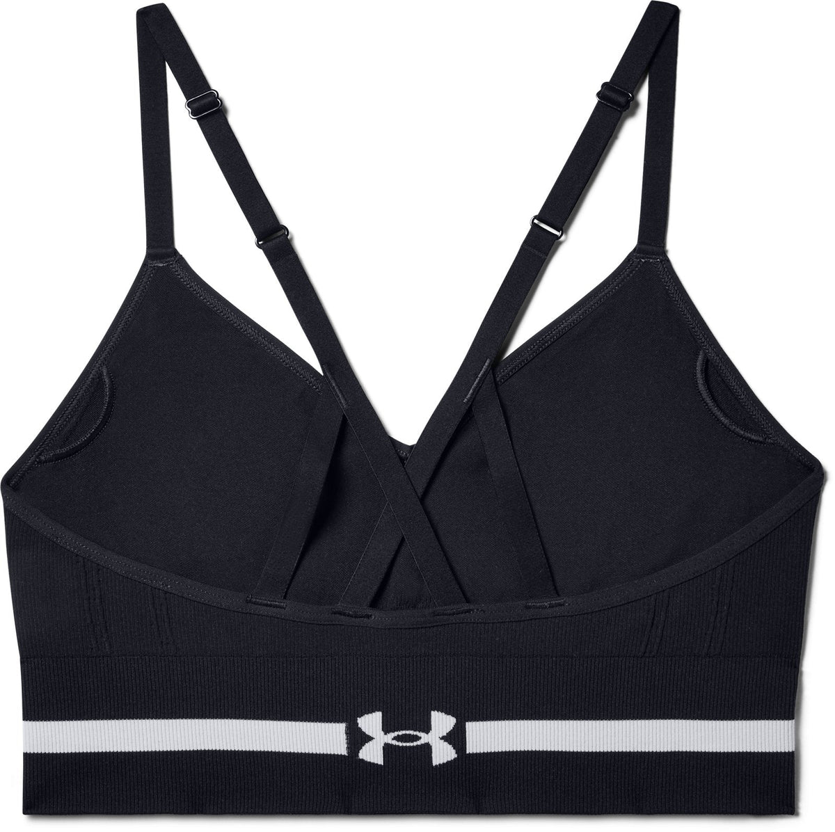 UA Seamless Low Long Women's Sports Bra - Black