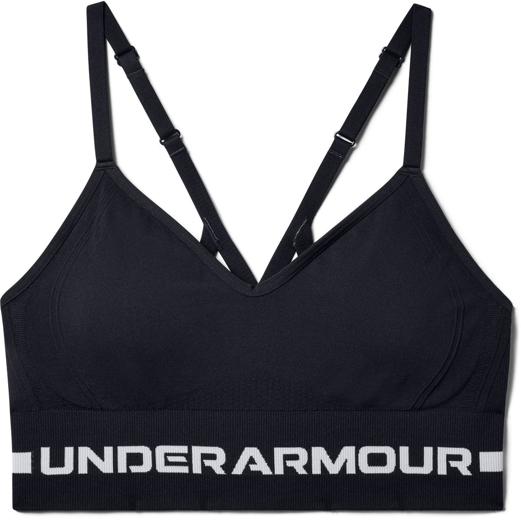 UA Seamless Low Long Women's Sports Bra - Black