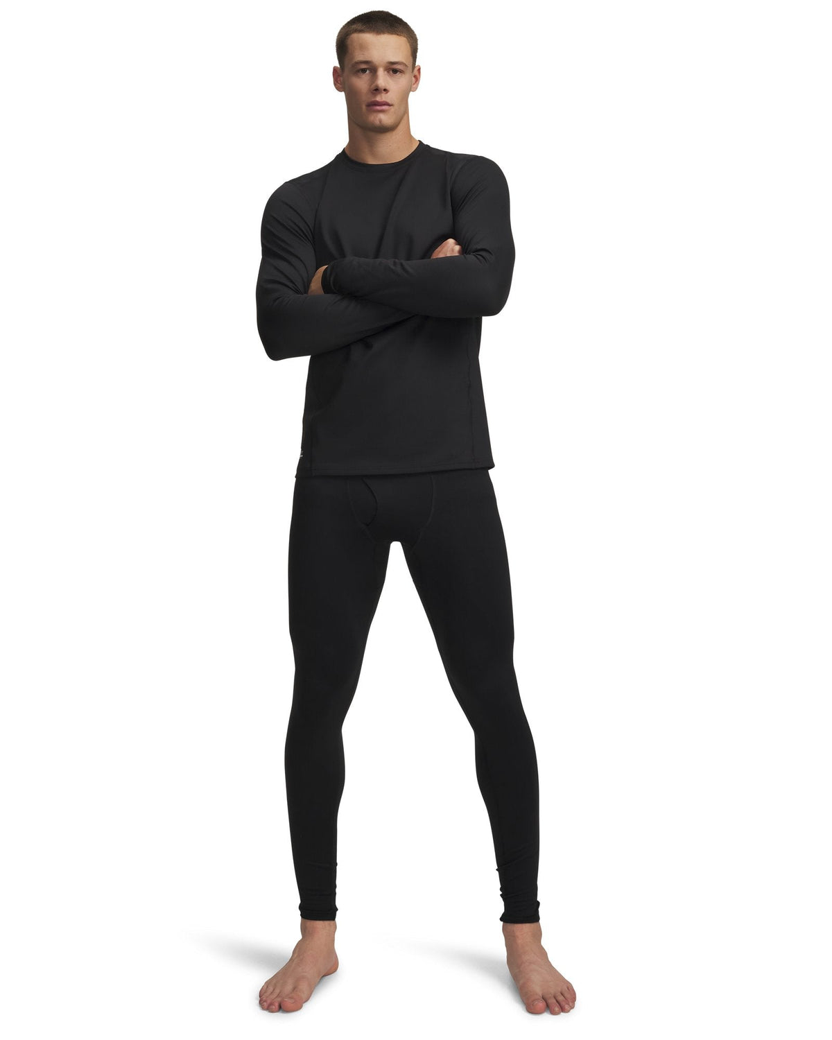 UA Tactical ColdGear® Infrared Men's Base Leggings - Black