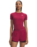 HeatGear® Women's Compression Short Sleeve - Red