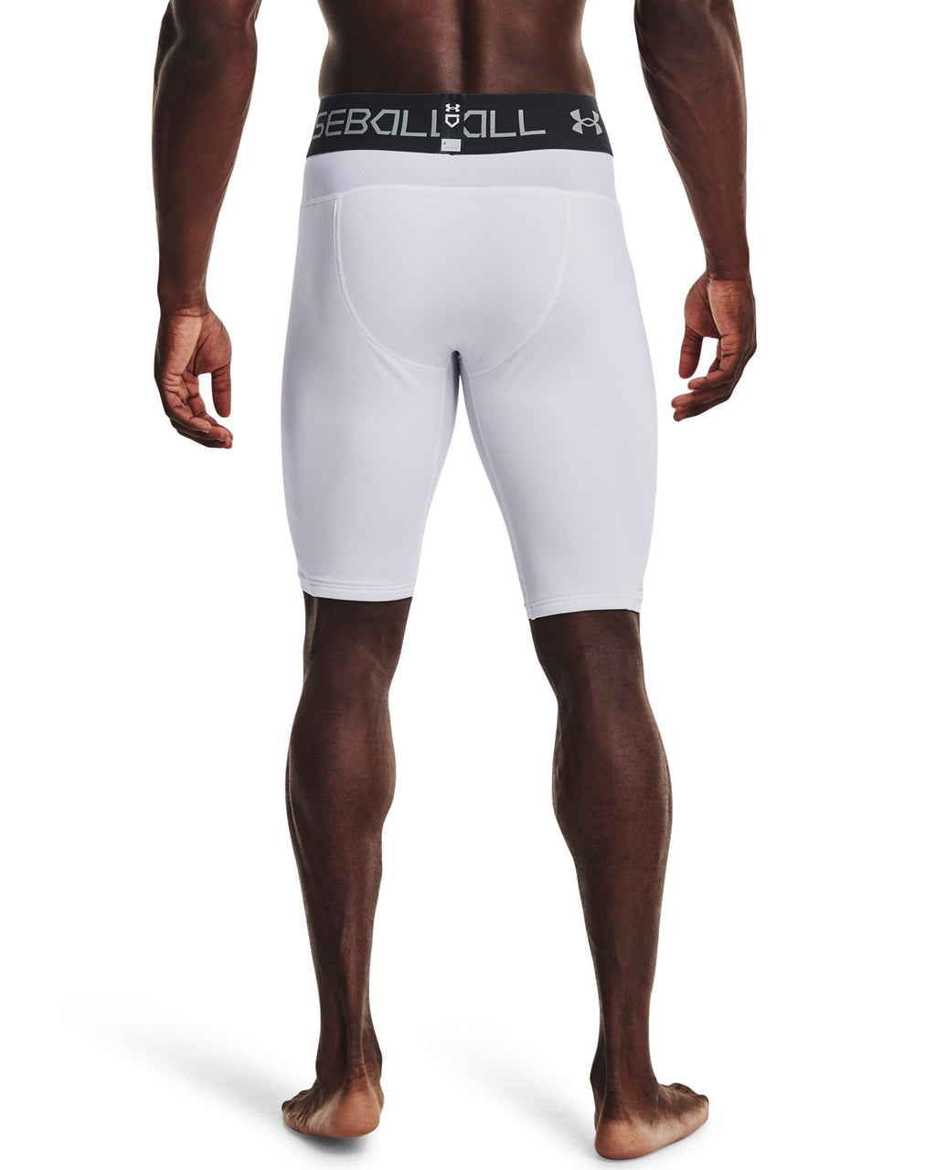 UA Utility Pro Men's Sliding Shorts - White