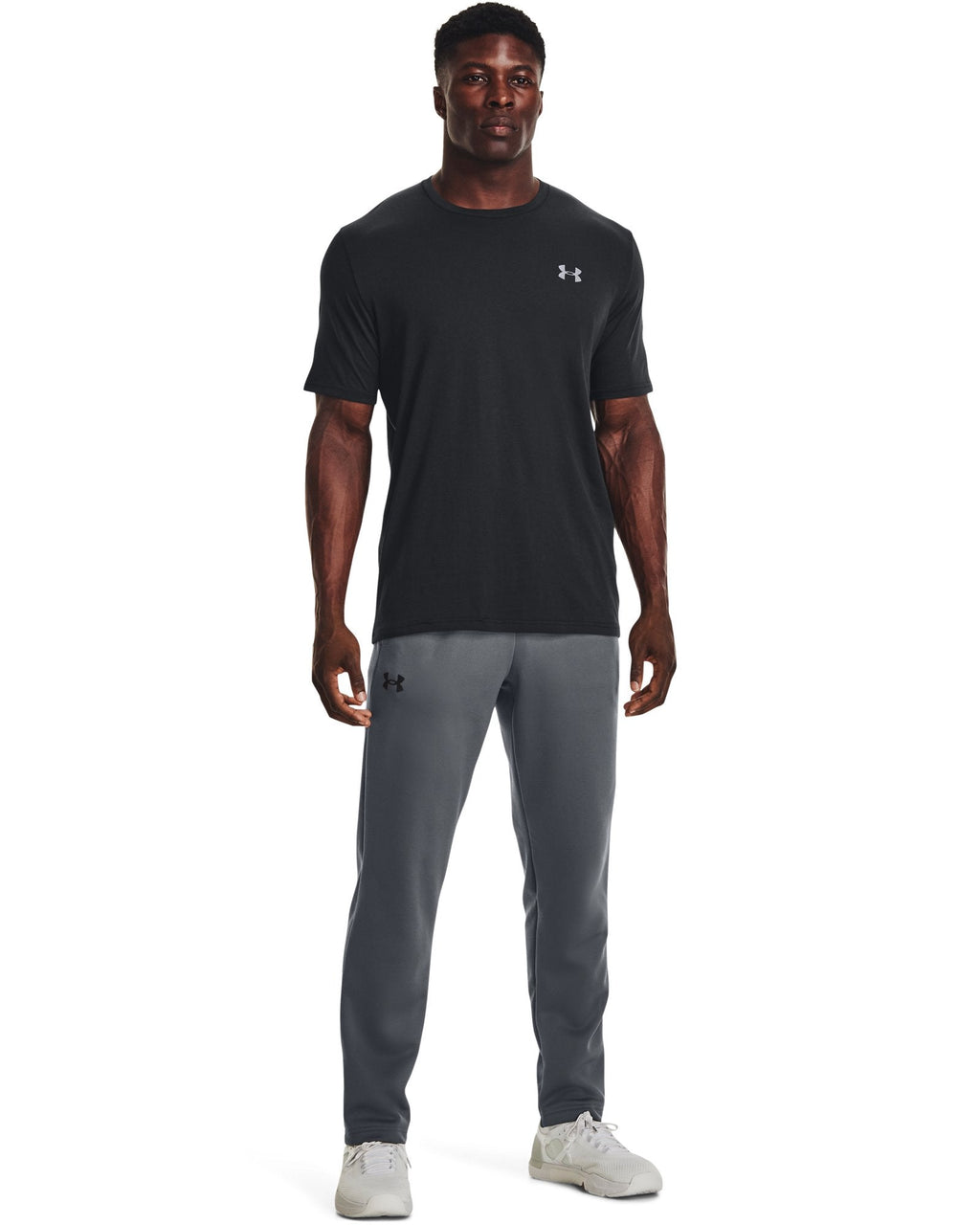 UA Left Chest Lockup Men's T-Shirt - Black