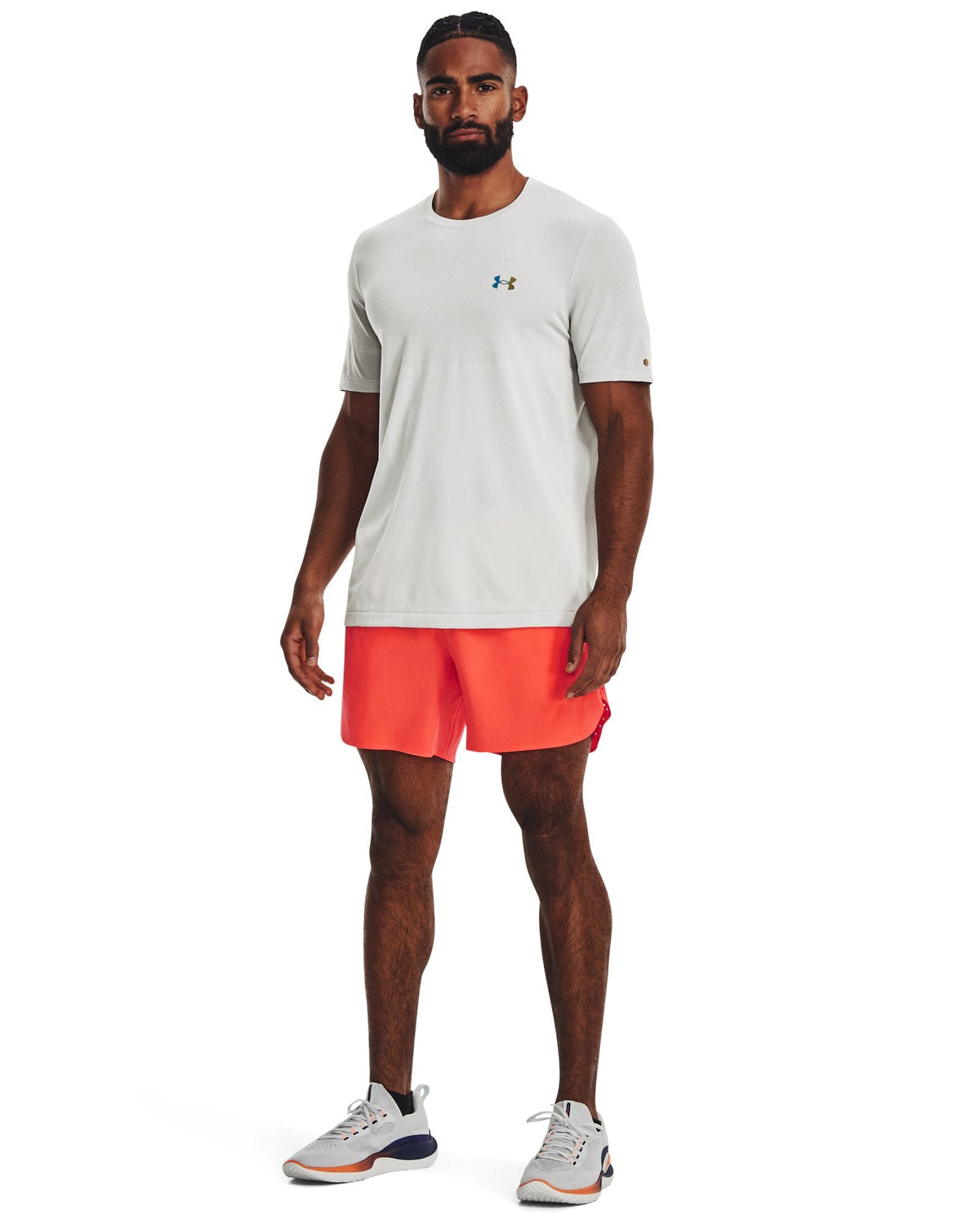 UA Vanish Elite Seamless Men's Short Sleeve - White