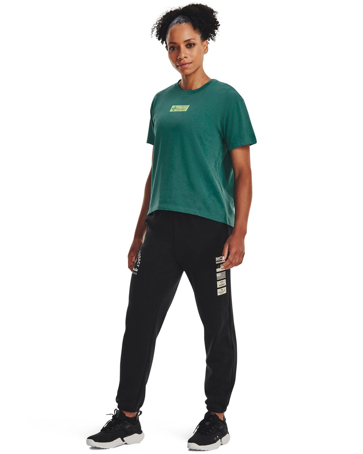Project Rock Globe Women's Short Sleeve - Green