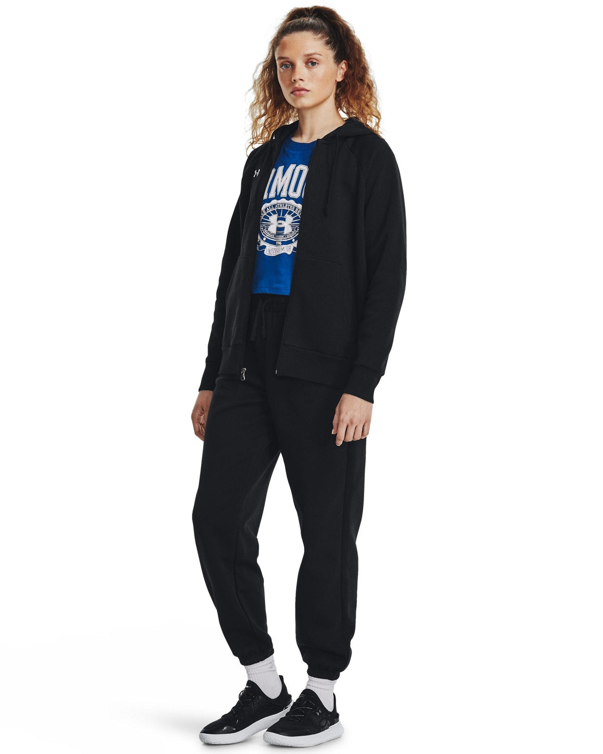 UA Rival Fleece Women's Oversized Joggers - Black