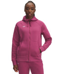 UA Rival Fleece Women's Full-Zip Hoodie - Pink