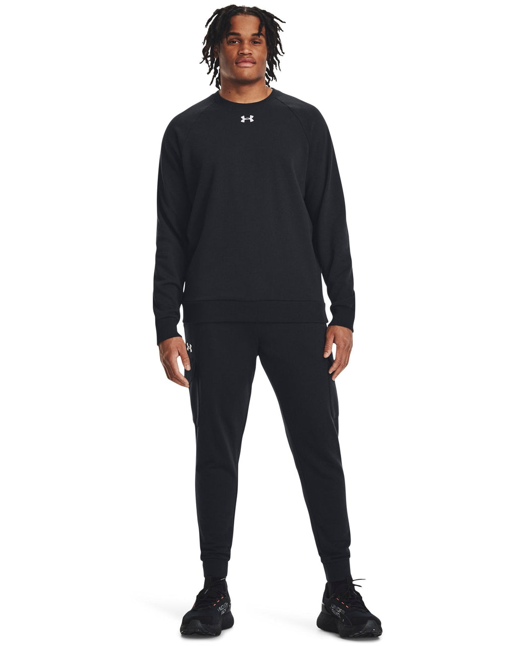 UA Rival Fleece Men's Crew - Black
