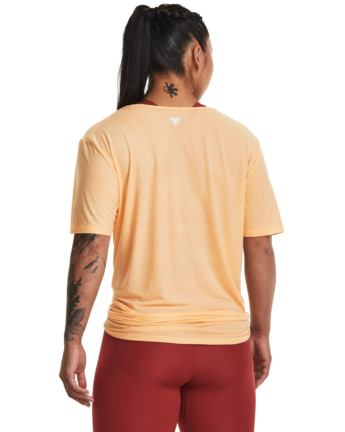 Project Rock Deep V Women's T-Shirt - Yellow