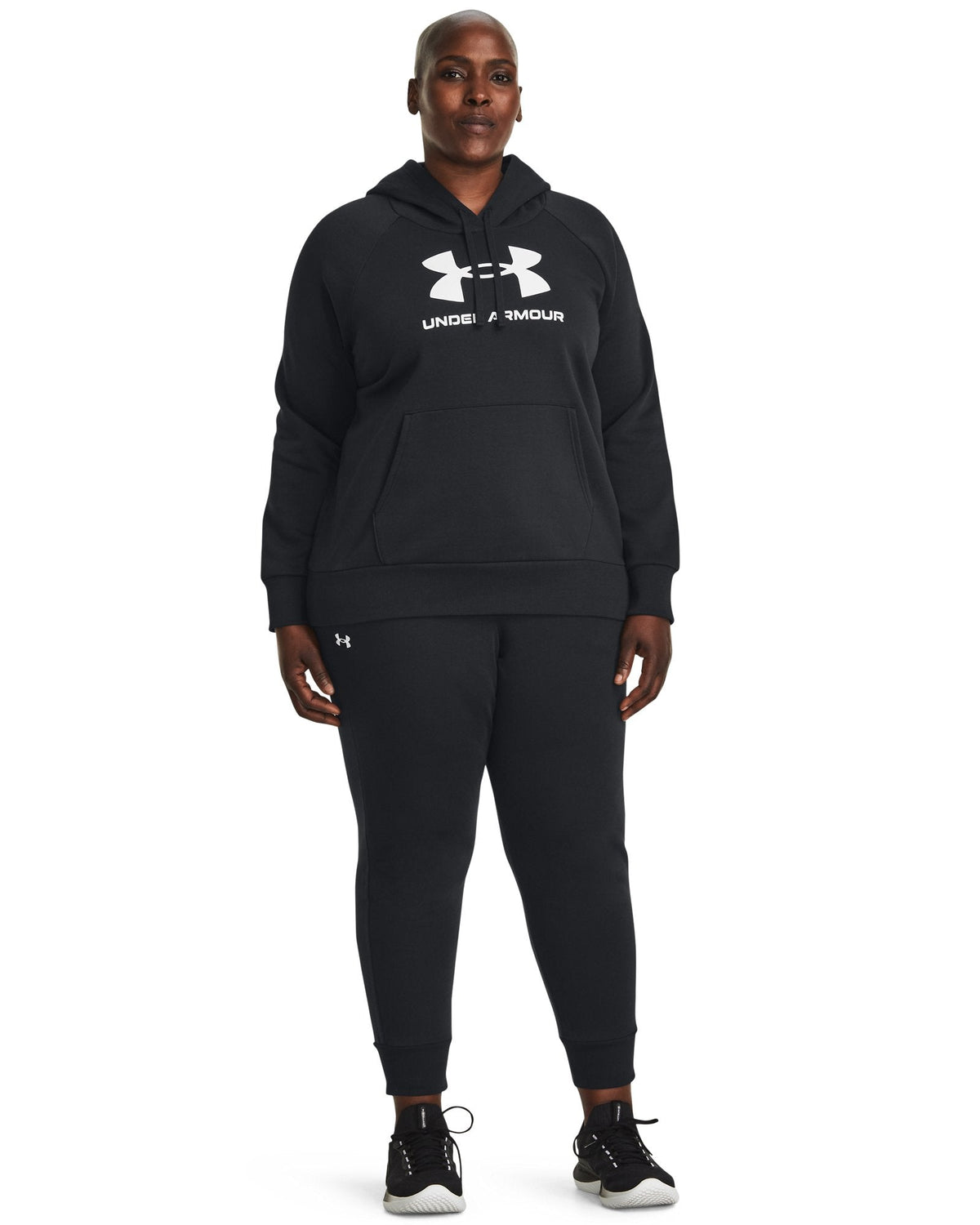 UA Rival Fleece Women's Logo Hoodie - Black