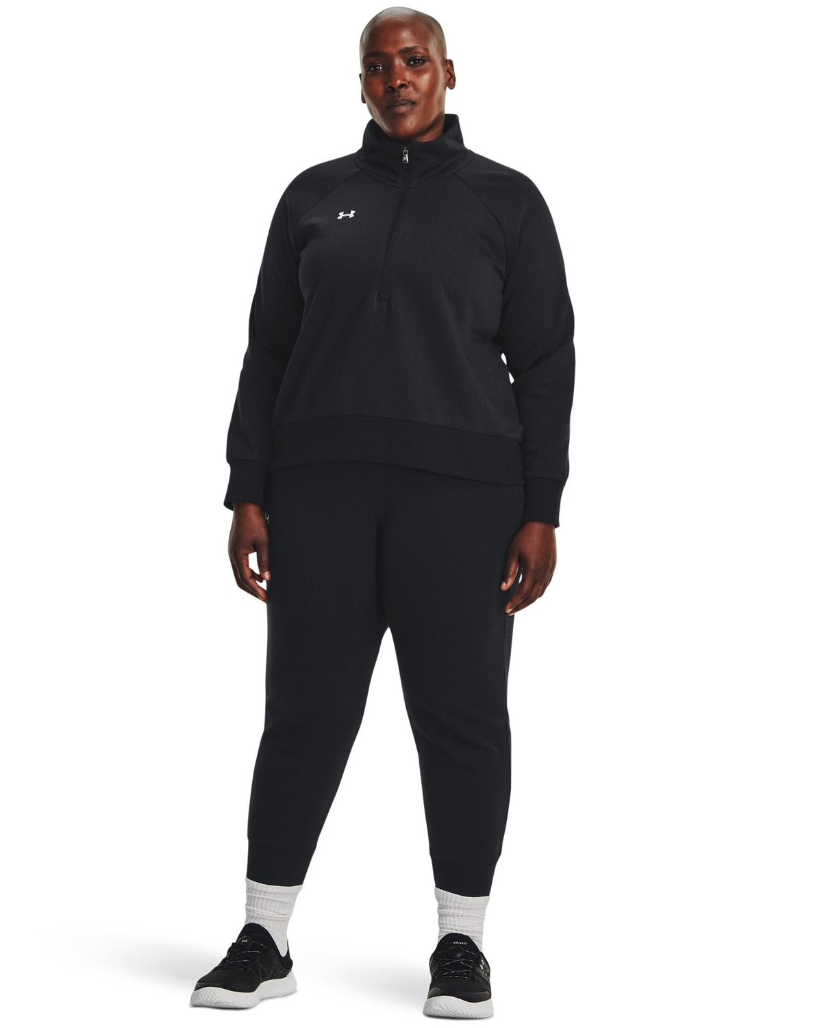 UA Rival Fleece Women's ½ Zip - Black