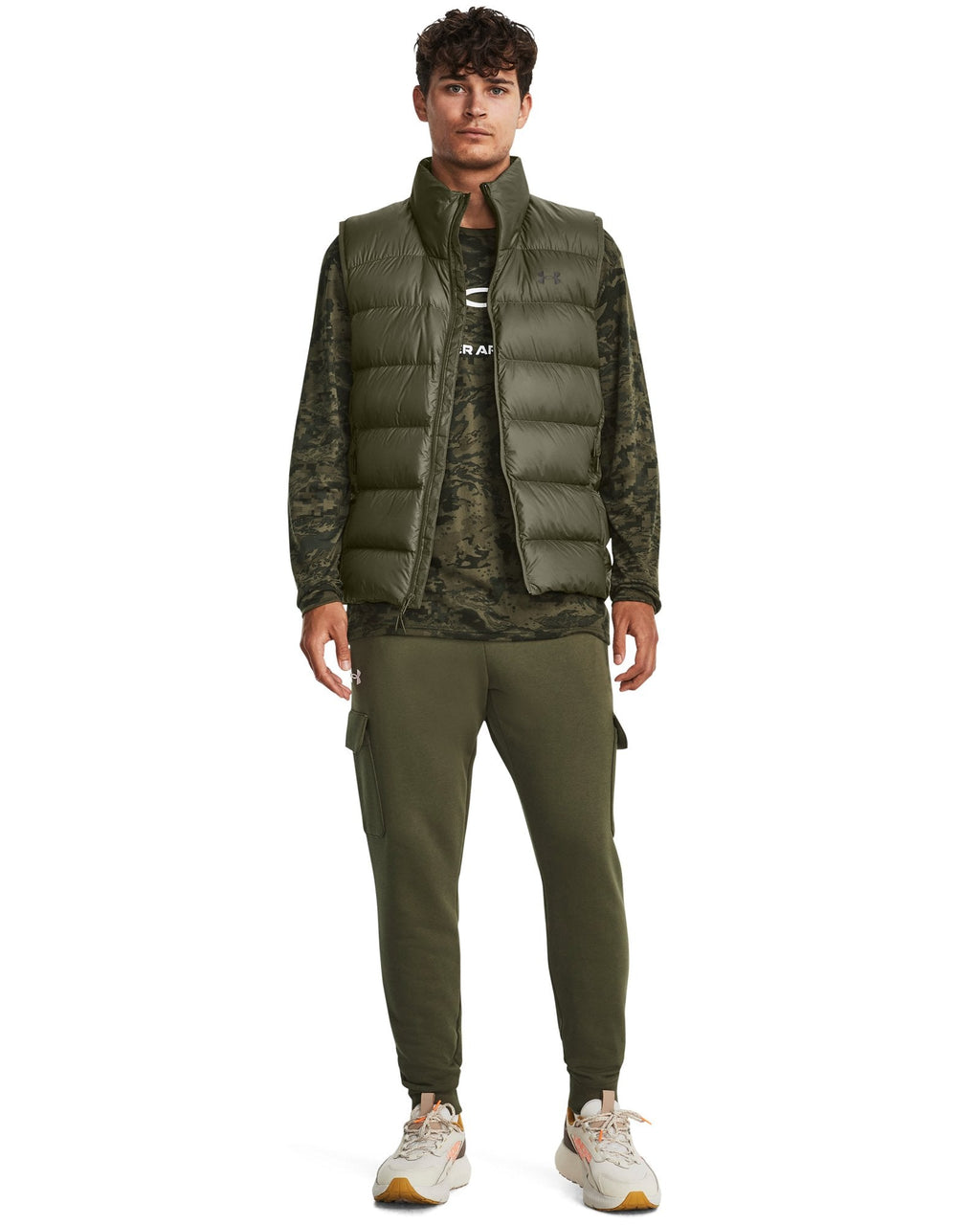 UA Rival Fleece Men's Cargo Joggers - Black