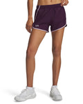 UA Fly-By Women's 3" Shorts - Purple