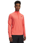 UA Tech™ Textured Men's ½ Zip - Red