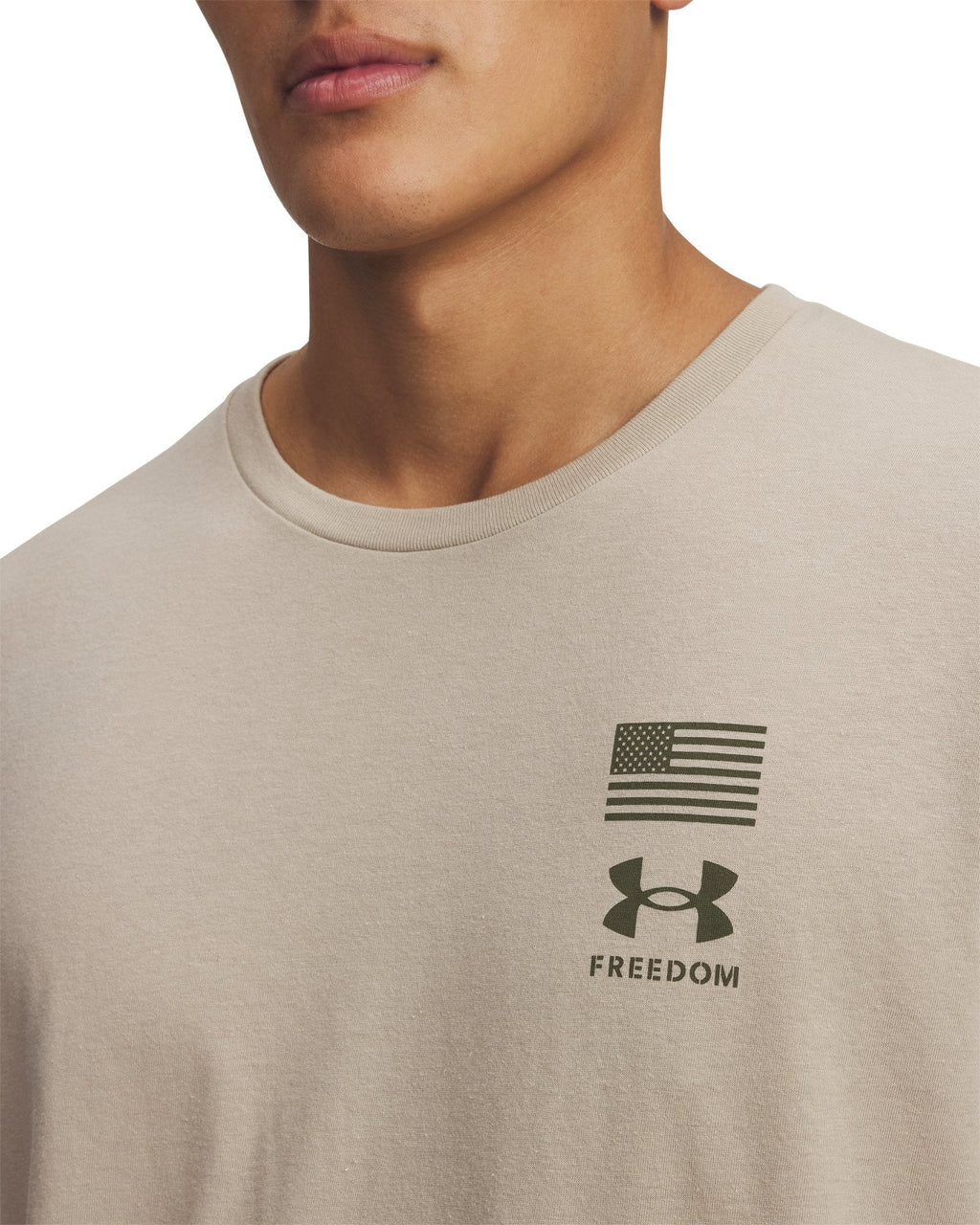 UA Freedom Flag Variation Men's T-Shirt - Brown