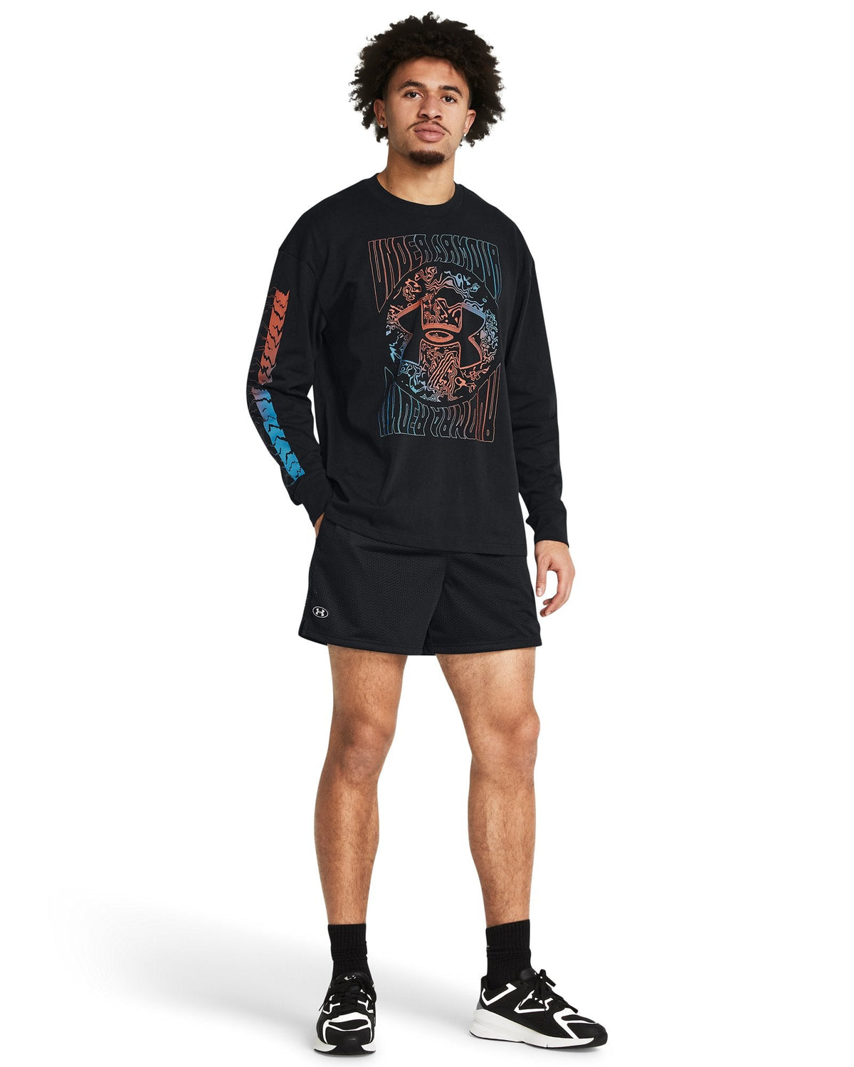 UA Icon Mesh Men's 5" Shorts - Black