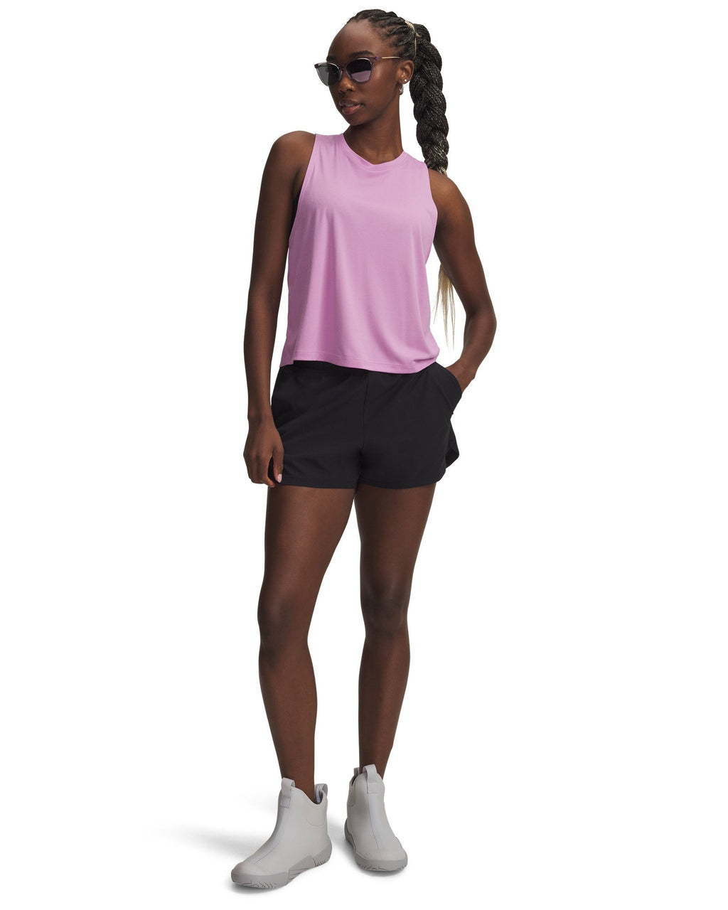 UA Fish Pro Woven Women's 3" Shorts - Black