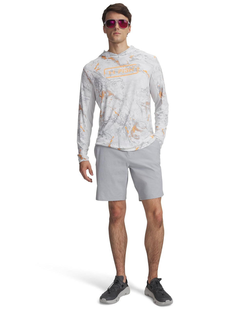 UA Fish Pro 2.0 Men's 9" Shorts - Gray
