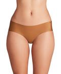 UA Pure Stretch Women's 3-Pack No Show Hipster - Brown