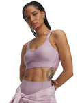 UA Infinity 2.0 Mid Women's Sports Bra - Pink