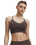 UA Vanish Seamless Low Women's Sports Bra - Brown