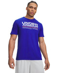 UA Wordmark Men's Short Sleeve - Blue