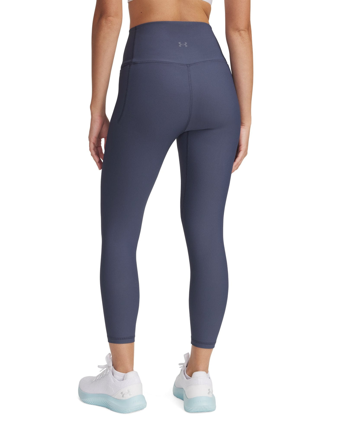 UA Meridian Rib Women's Ankle Leggings - Gray