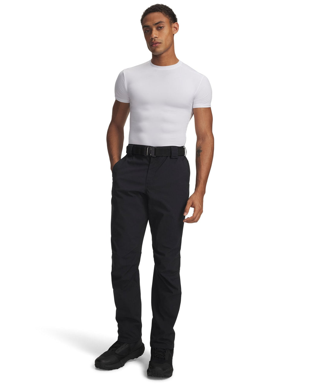 UA Tactical Elite Men's Flat Front Pants - Black