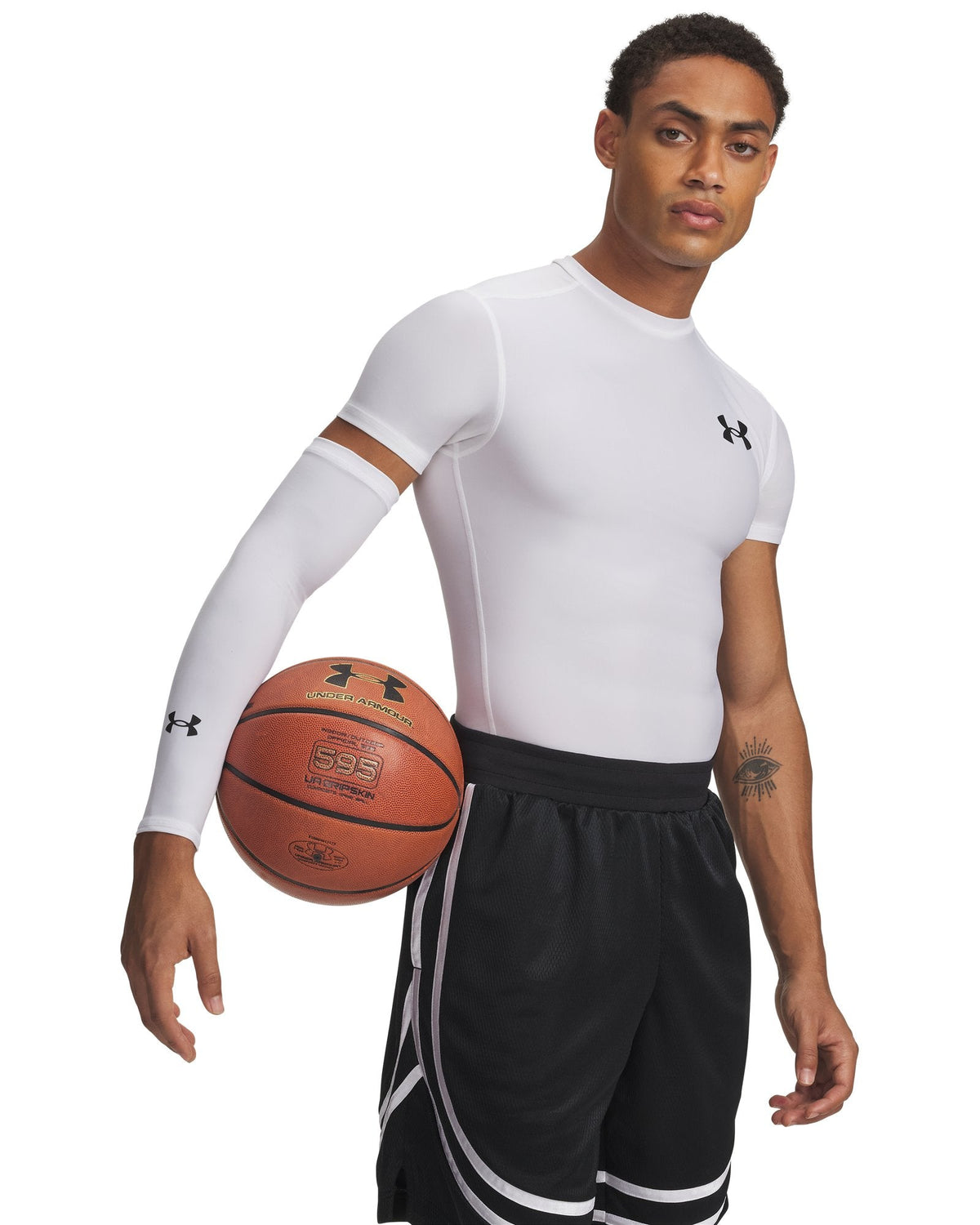 HeatGear® OG Compression Men's Short Sleeve - White