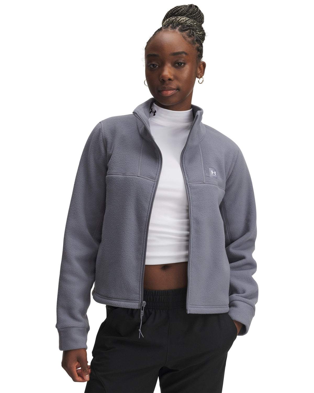 UA Expanse Fleece Women's Full-Zip - Gray