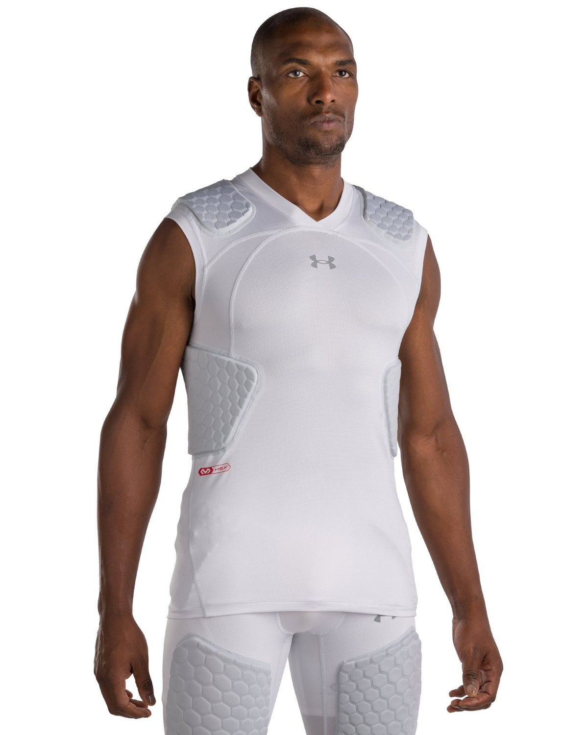 UA Gameday Armour Pro Men's 5-Pad Top - White