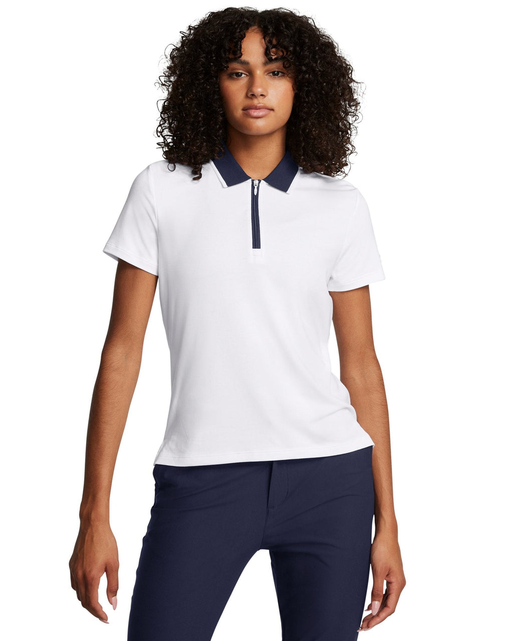 UA Premier Zip Women's Polo - White