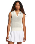 UA Premier Sleeveless Sweater Women's Polo - White
