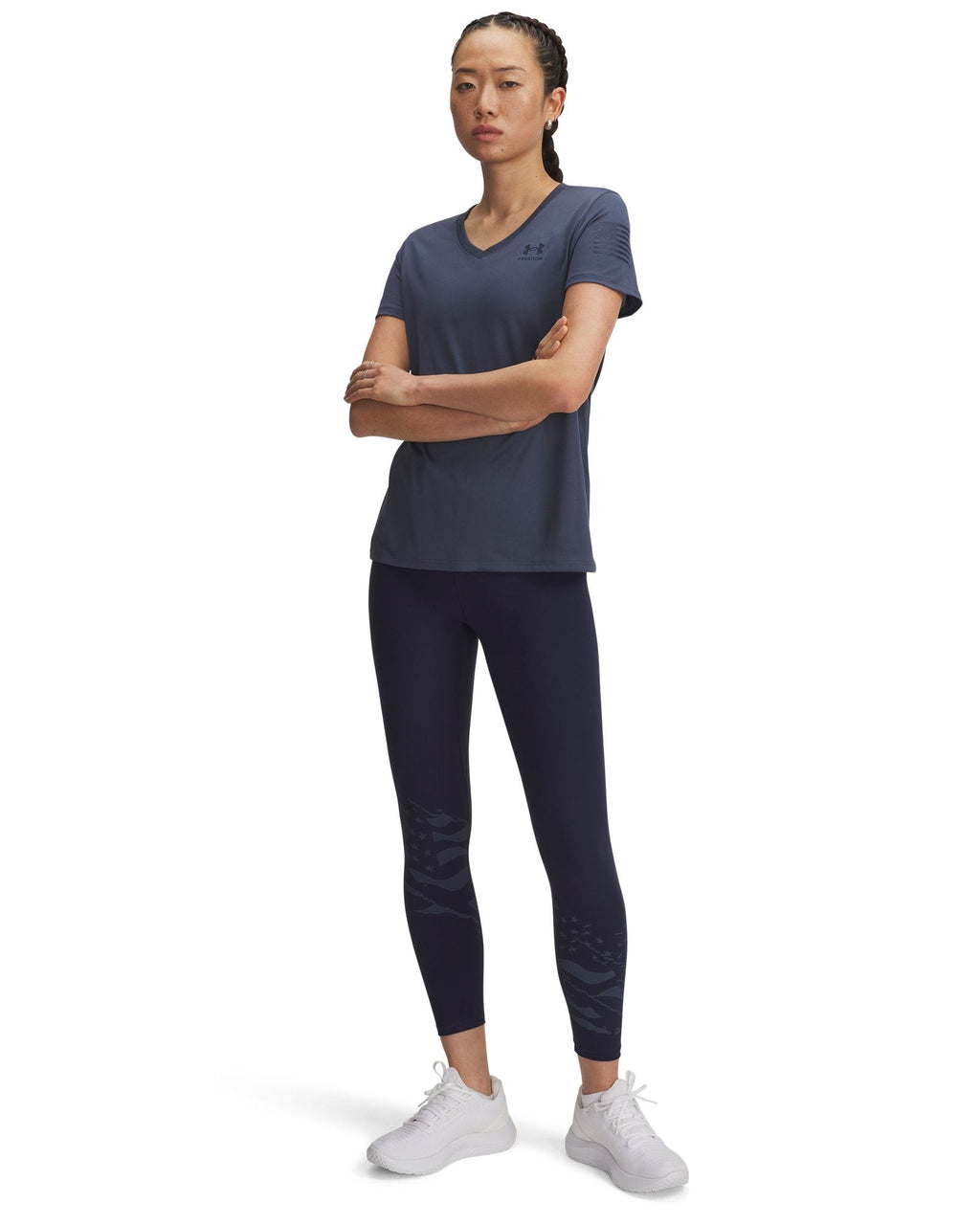 UA Motion Freedom Women's Ankle Leggings - Blue