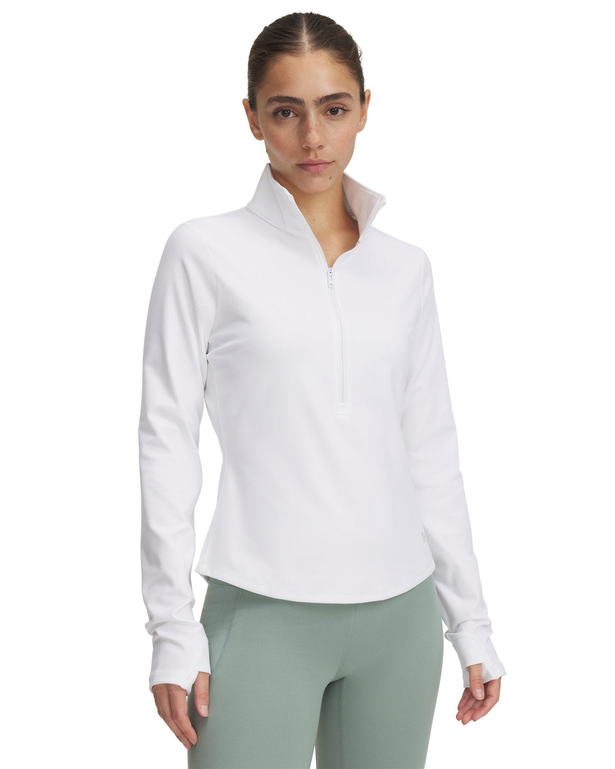 UA Motion Women's ½ Zip - White