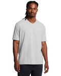 UA Icon Charged Cotton® Men's V-neck Short Sleeve - Gray