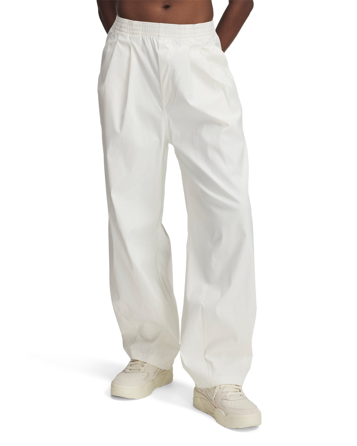 UA Courtside Pleat Women's Pants - White