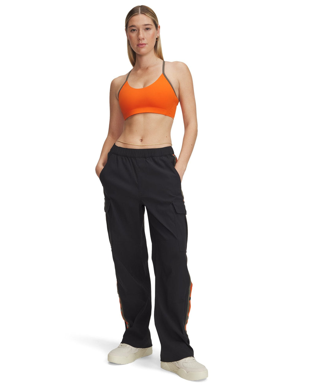 UA Courtside Women's Cargo Snap Pants - Black