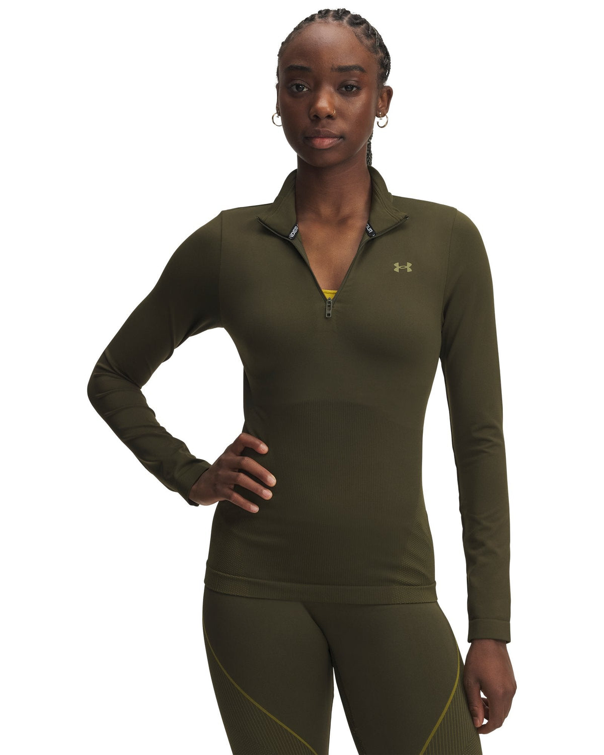 UA Vanish Seamless Women's ¼ Zip - Green